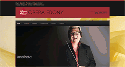 Desktop Screenshot of operaebony.org