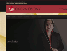 Tablet Screenshot of operaebony.org